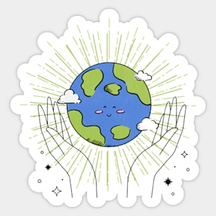 save the earth Sticker